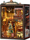 NEXTIPS Book Nook LED Music Christmas Book Nook Kit - 3D Wooden DIY