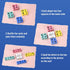 Wooden Blocks Spelling Game, Alphabet Puzzles Blocks, Montessori Learning Toy for Kids Ages