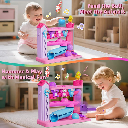 1 2 3 12-18 1 1 Musical Toddler Toys for Years Old, Educational Baby Toys Months with Bilingual Toddler Learning