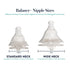 9 (Pack 6) Evenflo Feeding Premium Proflo Venting Balance Plus Wide Neck Baby, Newborn and Infant Bottles - Helps