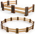 Oriate Farm Animals Fences Magnetic Tiles, 18pcs Magnet Fencing Compatible Garden Farming
