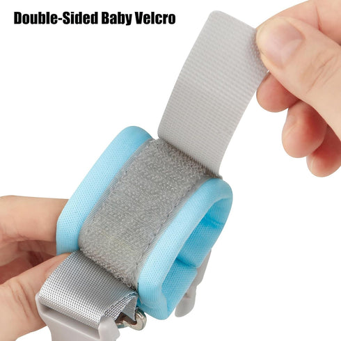 PandaEar Toddler Safety Wrist Link - Blue Child Harness Leash