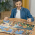 1500 Ravensburger - Beach Bar Breezes - Piece Jigsaw Puzzle - Vivid, Quaint Imagery of a Beachside Tiki Bar - Colorful