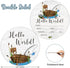 Yuzioey Birth Stat Sign for Newborn, Fishing Baby Announcement, Gone Fishing Hello World Name Sign for Hospital, Gift
