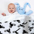 Motorcycles Dirt Bike Baby Blanket Gifts Super Soft Swaddle Newborn Cozy Receiving Blanket 40x30 in