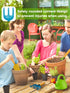 Biubee Kids Gardening Tools Set - Watering Can Toy, Shovel, Hand Rake, Metal with Sturdy Plastic Handle, Garden Toys