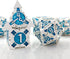 7 Pcs Metal Dice Set for D&D, Dungeons and Dragons RPG, DND Cthulhu Polyhedral Dice