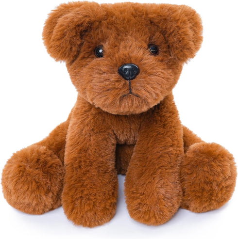 Chocolate Labs Stuffed Animals, 7.9 inches, Brown Chocolate Plush Puppies for Kids Birthday Gifts