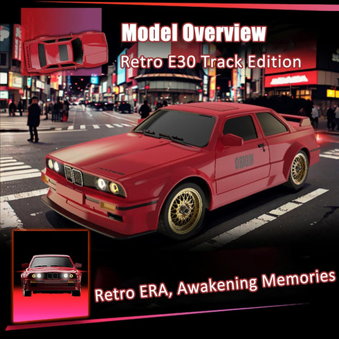 1:16 30KM/H 4WD 2.4GHz 4 3 Scale RC Drift Car, Remote Control Cars with LED Light, Racing and Drifting Wheels