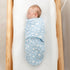 3 Pack 100% 3-6 Comfy Cubs Easy Swaddle Blanket, - Cotton Newborn Wrap, Large for Months Infants, Breathable