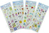 3D Cartoon Teeth Stickers, 12pcs Cute Tooth Paper Stickers for Kids Scrapbook