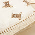 47" x40" Little Jump Cotton Muslin Swaddle Blankets with Tassel, Boho Bohimia Muslin Baby Blanket Neutral with Fringe