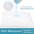 NTBAY 4 Pack Zippered Waterproof Toddler Pillow Protectors, Super Soft Quiet Zip Baby Pillow Cases, 13x18 Inches