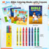 Gilprop Gifts(48 Set) Bulk Bible Coloring Books with Crayons for Kids Easter Verse Religious Drawing Books Bulk