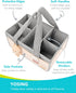 YOSING Diaper Caddy Organizer for Changing Table, Newborn Caddy for Car Travel, Nursery Storage and Car Organizer
