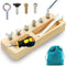 Yowlieu 14 Pcs Kids Montessori Screwdriver Board Set, Wooden Screw Driver Activities Tools