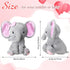 6 Pieces Elephant Stuffed Animals, 8 Inch Big Ear Plush Toy Gift for Baby Shower, Woodland Nursery Decor
