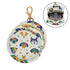 PYBUG Dog Round Pacifier Storage Case, Polyester & TPU Lined with Hook Buckle, Pacifier Container Box for Baby, Fashion