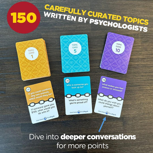 8-99 15 ThinkPsych Chat Chains - The Game That Connects Us | Social Skills Games | Therapy Games for Teens and Kids |