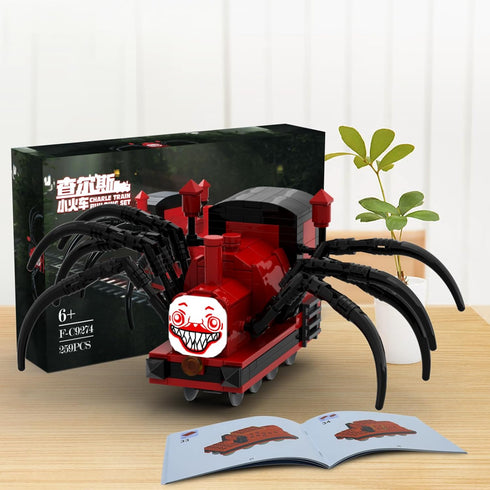 Charles Chooo Chooo Building Toy Set - 259 Pieces Horror Game Spider-Train Monster Building Blocks for Gaming Fans