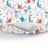 Fantasy Sea Animals Baby Nursing Pillow Covers for Boy Girl Turtle Whale Jellyfish Corals Nursery Slipcovers