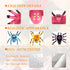 FLORMOON Realistic Animal Figures, 12 Pieces Plastic Halloween Spider Toys for Kids, Educational Learning Birthday Gift