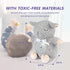 BEREST Baby Sleep Soother with Projector Night Light & Auto-Off Timer, Musical Sheep Plush Toy with White Noise