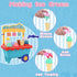 Gifts2U Kids,45 Set,Pretend 3 4 5 6 Ice Cream Cart Toys for Pcs Ice Cream Play Play Store with Storage Trolley,Food