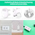 Baby Proofing Outlet Covers with Hidden Handle, 32 Pack Child Proof 3-Prong Electrical Outlet Safety Plug Covers
