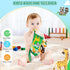 Baby Books 0-6 Months - Crinkle Cloth Book - Touch and Feel Baby Books - Infant Toys for Newborn Boys Girls