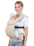 Hip Seat Baby Carrier Belt Houndstooth 280GSM CottonLinen, Ergonomic Lumbar Support, NewborntoToddler