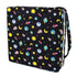 Dining Chair Heightening Cushion, Portable Adjustable Highchair Booster for Baby Toddler Kids, Washable Seat Pad (Black