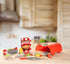 Set, Set, 3 Fat Brain Toys Pretendables Backyard Pizza Oven Kids Pretend Play Food Accessory with Storage, Pizza Play
