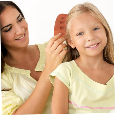 Set: Newborn Hair Care Wooden Brush & Comb for Gentle Scalp Care