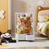 MIUGO 23.6" 16.5" 40.5" Stuffed Animal Storage, Large Toy Organizers and Storage with Wheels, Kids Toy Storage