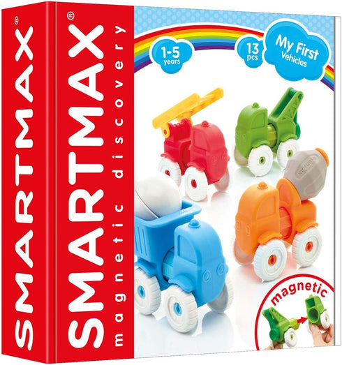 Set 1-5 SmartMax My First Vehicles Magnetic Building STEM Learning Toy Ages