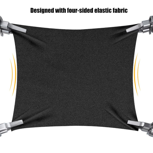 LUAATT W2/W4 Model,UPF50+ Stretchy Panoramic Canopy Compatible with Wonderfold Stroller Wagons All Fabric Sun Shade