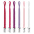 Pokipaw Pacifier Clip for Boys and Girls 6 Pack Baby Pacifier Holder Leash