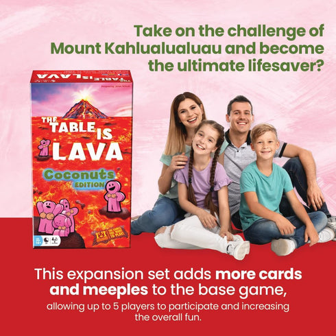 The Table is Lava - Coconuts Edition, Expansion Set by R&R Games