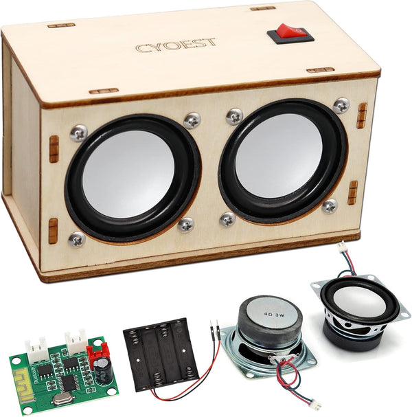 STEM Projects for Kids & Adults, Build Your Own Bluetooth Speaker, Science Experiment Electronics Kit