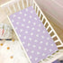 J JOYSAY Mattress,39 27 Hearts Light Purple Fitted Crib Sheet for Boys Girls Baby Soft Crib Sheets for Standard x