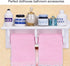 Dollhouse Wooden Towel Rack Bottles, 1:12 Simulation Miniature Furniture Model Toy for Dollhouse Bathroom Decoration Accessories