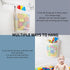 Large Capacity Baby Mesh Bath Toy Organizer, Extra Large Opening Bathroom Toy Storage, Bottom Zipper Bathtub Accessory