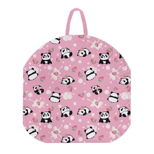 Strawberry Panda Newborn Lounger Pillow Cover Infant Removable Slipcover Reusable Cover Snugly Fit Infant Lounger