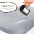 The Shrunks (2 Pack Natural Fibre Crib-Sized Water-Proof Fitted Sheet Crib/Toddler, Grey)