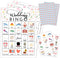 Wedding Party Bingo Game Cards for 24 Players, Bridal Shower Bingo for Family and Friends - 001
