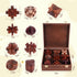 Mytothfy 3D Wooden Brain Teaser Puzzles for Adults - Brain Teaser Puzzles with Wooden Box Puzzle Game Toys for Adults