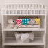 (2 Pack) Ziggy Baby Changing Pad Cover, Cradle Bassinet Sheets Jersey Cotton (Grey/White)