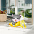 Larcele Micro Building Blocks Animal Set - DIY Mini 3D Toy Bricks, 2427 Dots KLJM-10 (Banana Cat)