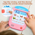 156 20 2-6 JoyCat Kids Learning Tablet, Pages Tap-to-Read Flash Cards with Interactive Games, Montessori Toy